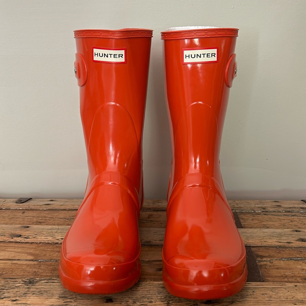 Hunter Red Rain Boots